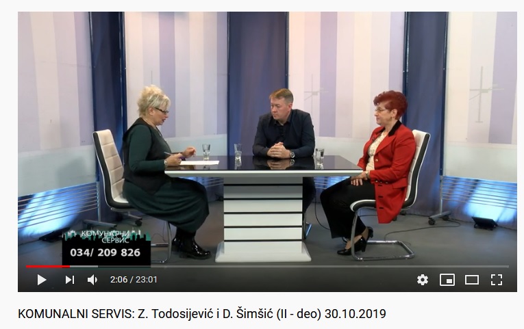 Komunalni servis Tv Kg - Zorica Todosijević i Dragan Šimšić